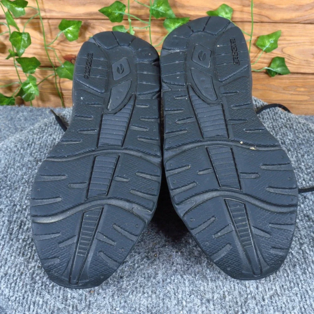 Brooks Addiction Walker Women Walking Shoes Size 9 Work Fitness Black Leather